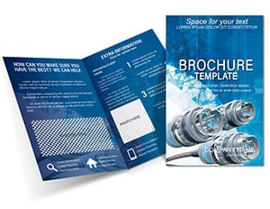 Network Connection Brochure template