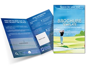Golf Game Brochure template