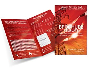 Electricity and Cable Brochure template