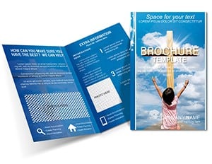 Faith and Prayer Child Brochure template