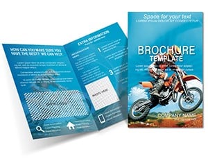 Motorcycle Track Brochure template
