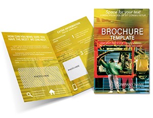 Car Production Brochure design template