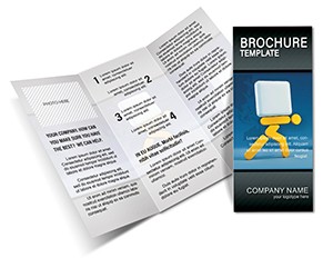Workflow in Business Brochure template