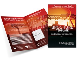 Industrial Brochure Template for Warehouses - Customizable and Professional