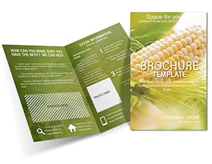 Corn Production Brochure template