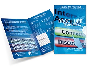 Internet Access Brochure template