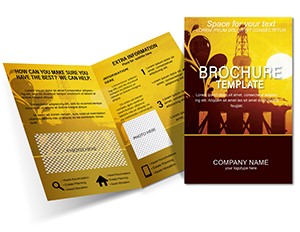 Oil Derrick Brochure templates