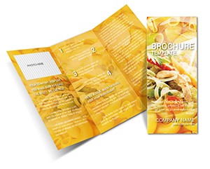 Perfect Pasta Dishes Brochure templates