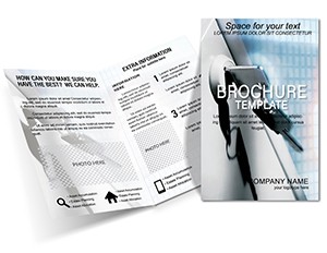 Online Safety Brochure: Design Template and Background