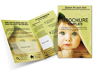 Baby Towel Brochure templates