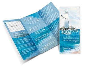 Sea and Lighthouse Brochure templates