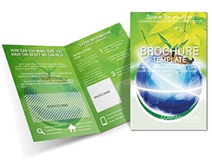 Nature: plant growth Brochure templates