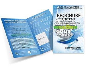 Purpose and problems of business Brochure templates