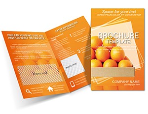Selling oranges Brochure templates