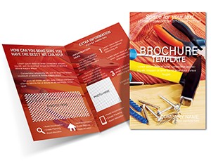Plumbing Tools Brochure Template - Download, Design, Print
