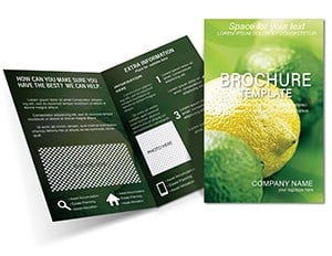 Correct Choice of Lemon Brochure templates