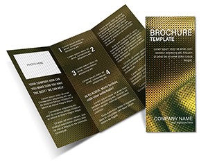 Download Abstract Metallic Cloth Brochure Template