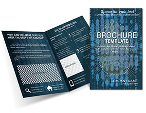 Code fingerprints Brochure templates