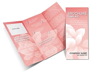 Love Flower Brochure templates