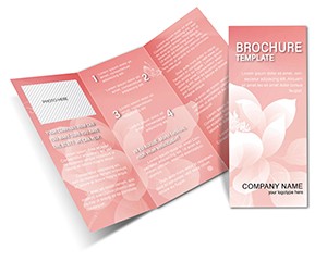Love Flower Brochure template