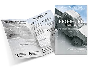 Junkyard Scrap Metal Brochure templates