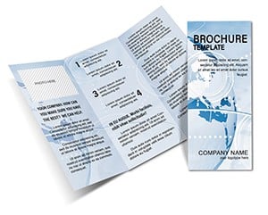 Relationship Social Network Brochure design template