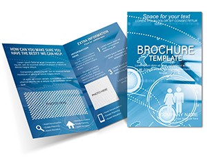 Internet communication Brochure templates