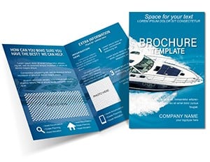 Motor Yacht Cruising Brochure template