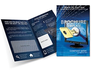 Denied Access to Computer Brochure templates