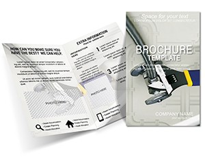 Plumbing Repairs Brochure design template