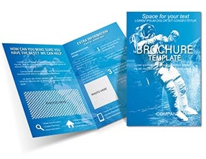 Flying in Space Brochure templates