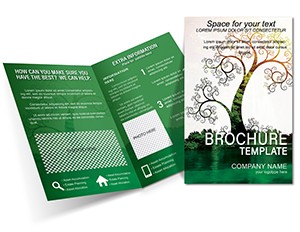 Green Tile Brochure Templates
