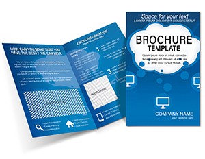 Computer Network Security Brochure Templates