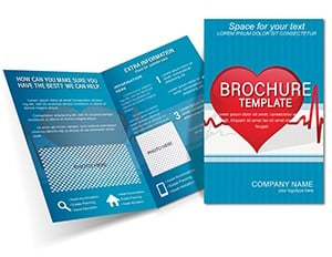 Heart Cardiogram Brochure Templates