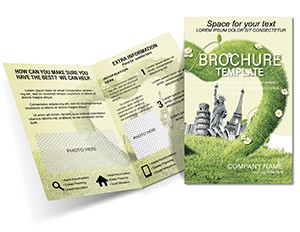 Love to Tourist Attractions Brochure Templates