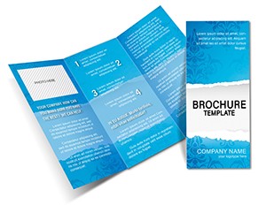 Torn Wallpaper Brochure Templates