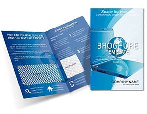 Computers with Access to Network Brochure Template - Download, Design, Print