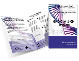 DNA, Genes, Chromosomes Brochure Template