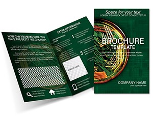 Miniature Schematic Brochure Design | Sleek and Modern Template