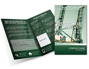 Oil Rig Crane Brochure Templates