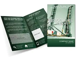 Oil Rig Crane Brochure Template | Download, Design, Print, Background