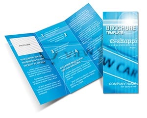 E-shopping Brochure template