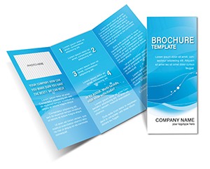 Azure Tri Fold Brochure Template
