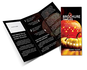 Halloween Pumpkin Brochure Template - Download, Print, Design