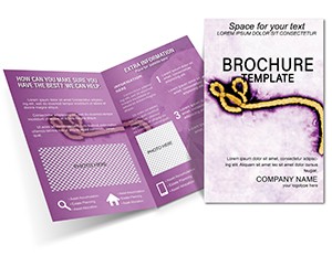 Dangerous Ebola Brochure templates