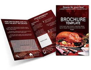 Thanksgiving Day Food Brochure templates