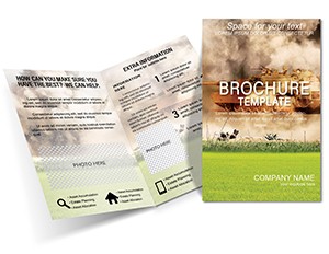 Mortar Explosions Brochure templates