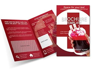Medicine : Red Cross Blood Transfusion Brochure templates