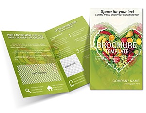 Food Fruit Love Brochure template