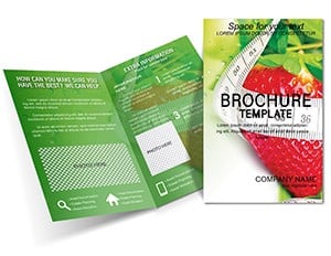 Strawberry for Weight Loss Brochure templates